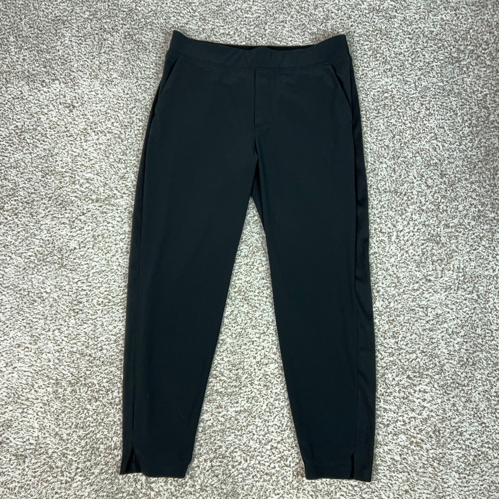 Athleta Pants Women 10 Black Casual Travel Lightweight Brooklyn Ankle Workout